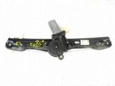 Rear door window regulator with motor