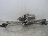 Front wiper linkage and motor