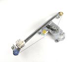 Rear door window regulator with motor