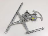 Rear window lifting mechanism without motor