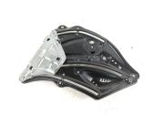 Rear door window regulator with motor