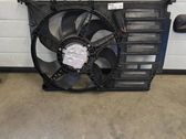 Radiator cooling fan shroud