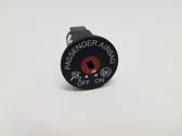 Passenger airbag on/off switch