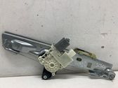 Rear door window regulator with motor
