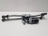 Front wiper linkage and motor