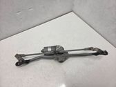 Front wiper linkage and motor