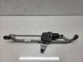 Front wiper linkage and motor