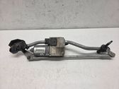 Front wiper linkage and motor