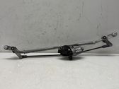 Front wiper linkage and motor