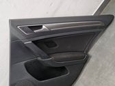 Rear door card panel trim