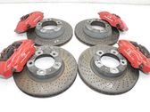 Brake discs and calipers set