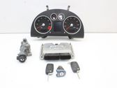 Juego de cerradura y set ECU del motor