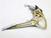 Rear door window regulator with motor