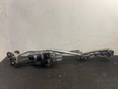 Front wiper linkage and motor