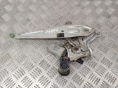 Rear door window regulator with motor