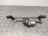 Front wiper linkage and motor