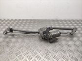 Front wiper linkage and motor