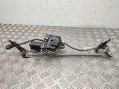 Front wiper linkage and motor