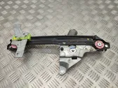 Rear door window regulator with motor