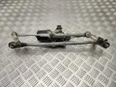 Front wiper linkage and motor