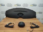 Airbag set with panel