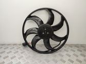 Radiator cooling fan shroud