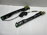 Front window lifting mechanism without motor