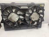 Radiator cooling fan shroud