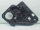 Rear window lifting mechanism without motor