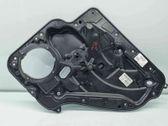 Rear window lifting mechanism without motor