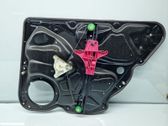 Rear window lifting mechanism without motor