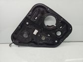 Rear window lifting mechanism without motor