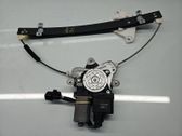 Rear window lifting mechanism without motor