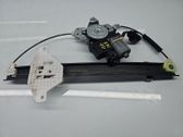 Rear window lifting mechanism without motor