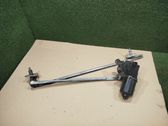 Front wiper linkage and motor
