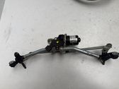 Front wiper linkage and motor
