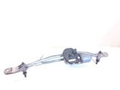 Front wiper linkage and motor