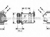Compresor (bomba) del aire acondicionado (A/C))