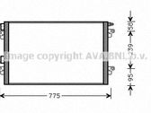 Radiador de refrigeración del A/C (condensador)