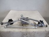 Front wiper linkage and motor