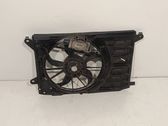 Radiator cooling fan shroud