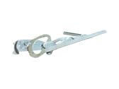 Rear window lifting mechanism without motor