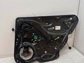 Rear window lifting mechanism without motor