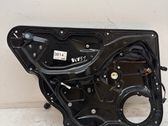 Rear window lifting mechanism without motor