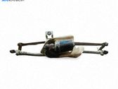 Front wiper linkage and motor