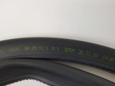 Rubber seal rear door