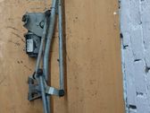 Front wiper linkage and motor