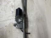 Front wiper linkage and motor
