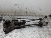 Front wiper linkage and motor