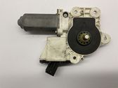 Rear door window regulator with motor